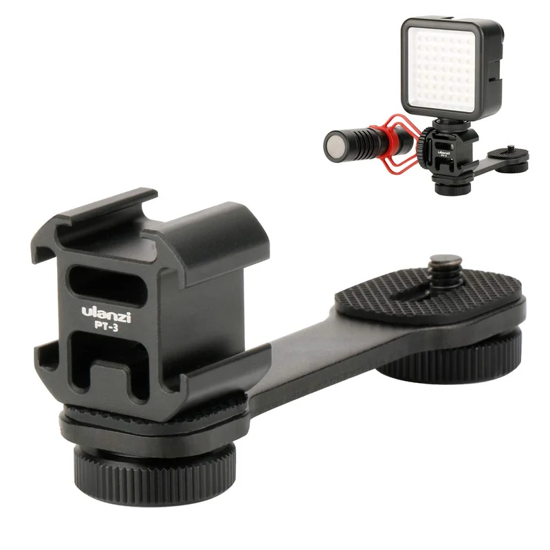 Ulanzi PT 3 triple cold shoe extension mount
