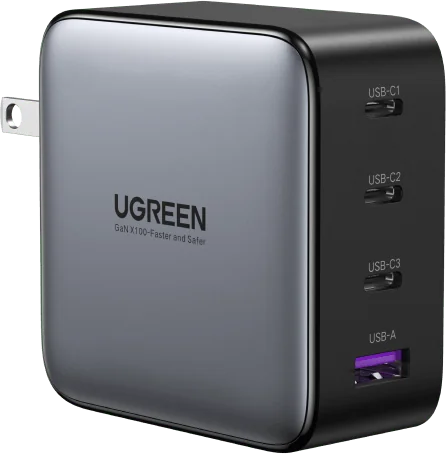 UGREEN Nexode 100W wall charger, 4 ports