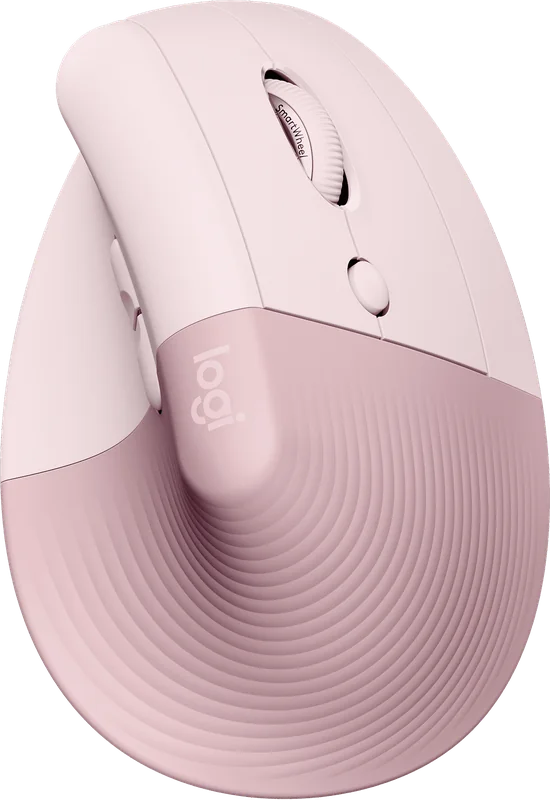 Logitech Lift vertical mouse, rose