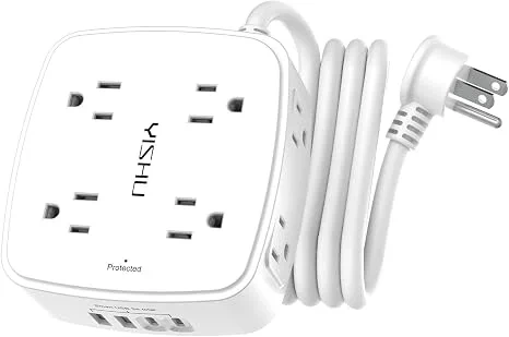 Surge protector with USB ports