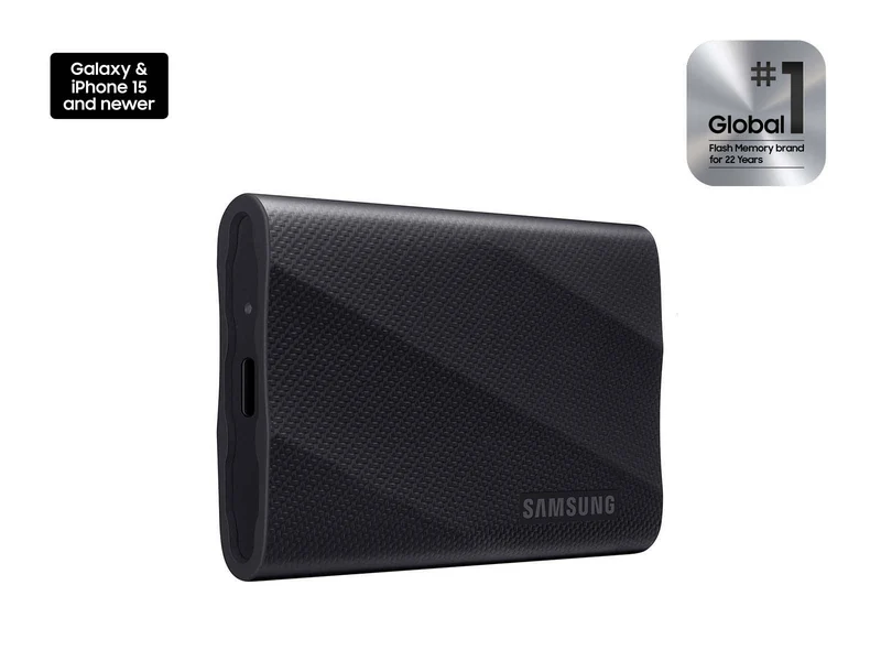 Samsung T9 portable SSD, 1 TB, black