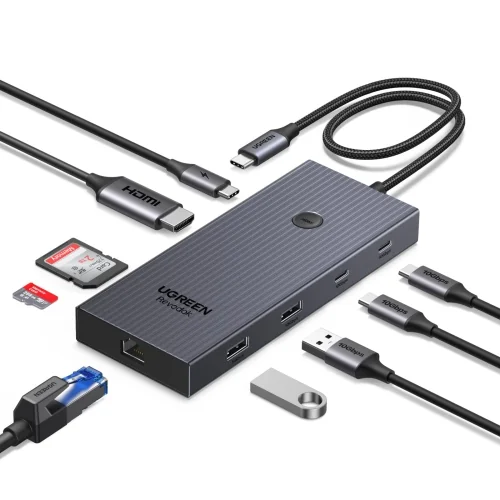 UGREEN Revodok Pro 109, 9 in 1 USB C hub