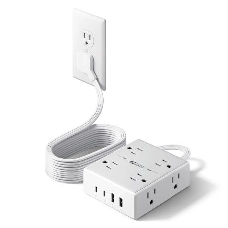 SUPERDANNY power strip with USB C